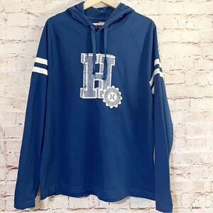 Hurley hooded varsity pullover shirt